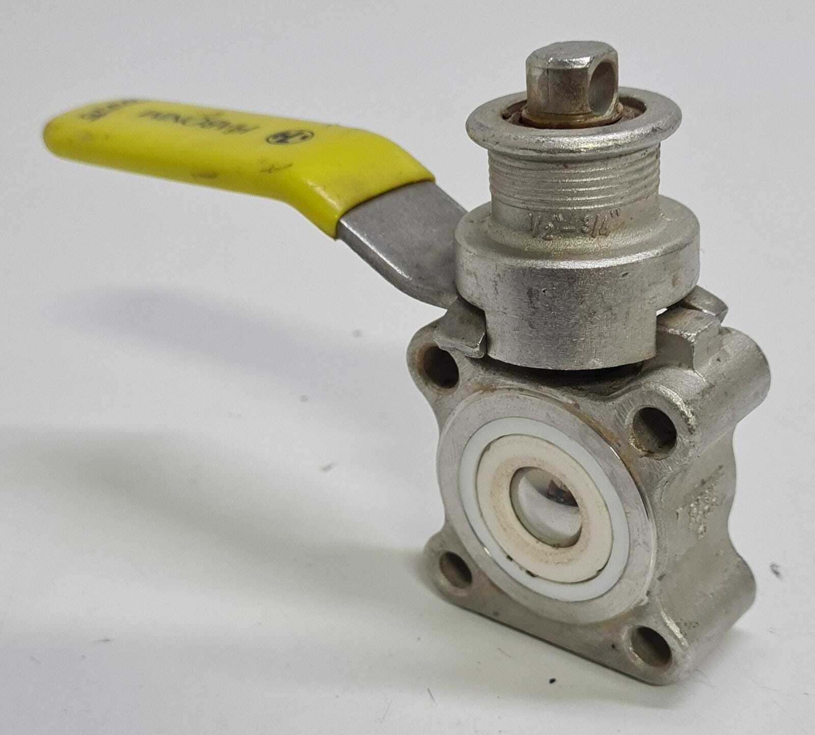 HABONIM Valve CF8M BALL 316 K3896 R PTFE 3/4"