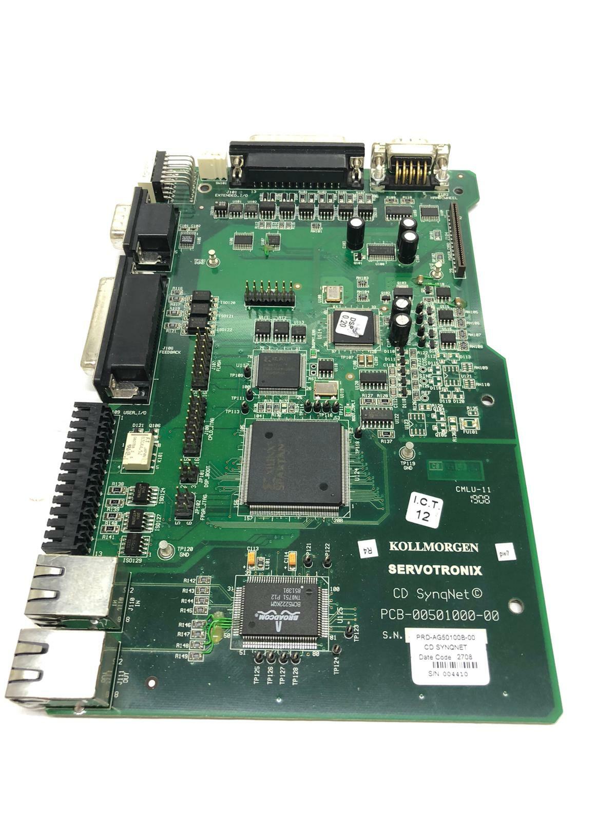 Kollmorgen Servotronix CD SYNQNET PRD-AG50100B-00 PCB-00501000-00