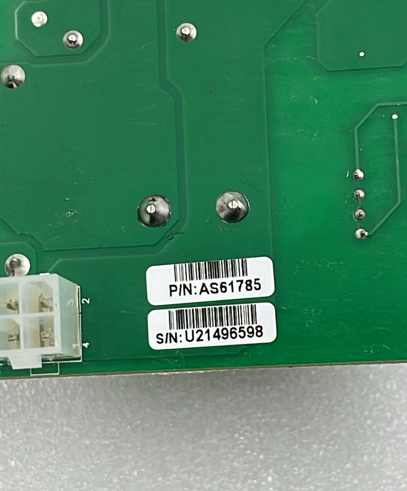 Syneron Candela AS61785 PCB connector and interface detail
