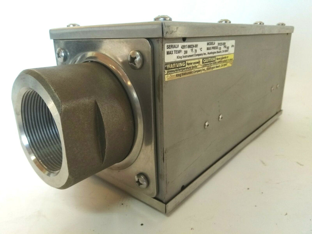 King Instrument 761223-92W Glass Tube Flowmeter 7610 Series