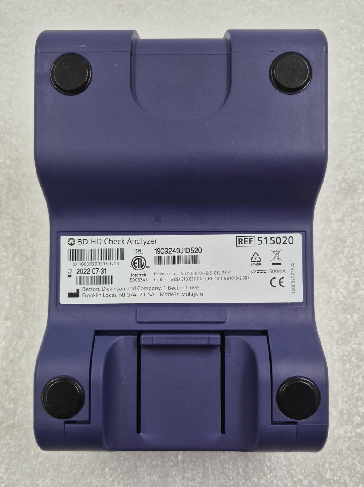 BD HD Check Analyzer 515020 Blood Detect harmful surface contamination (EXPIRED)