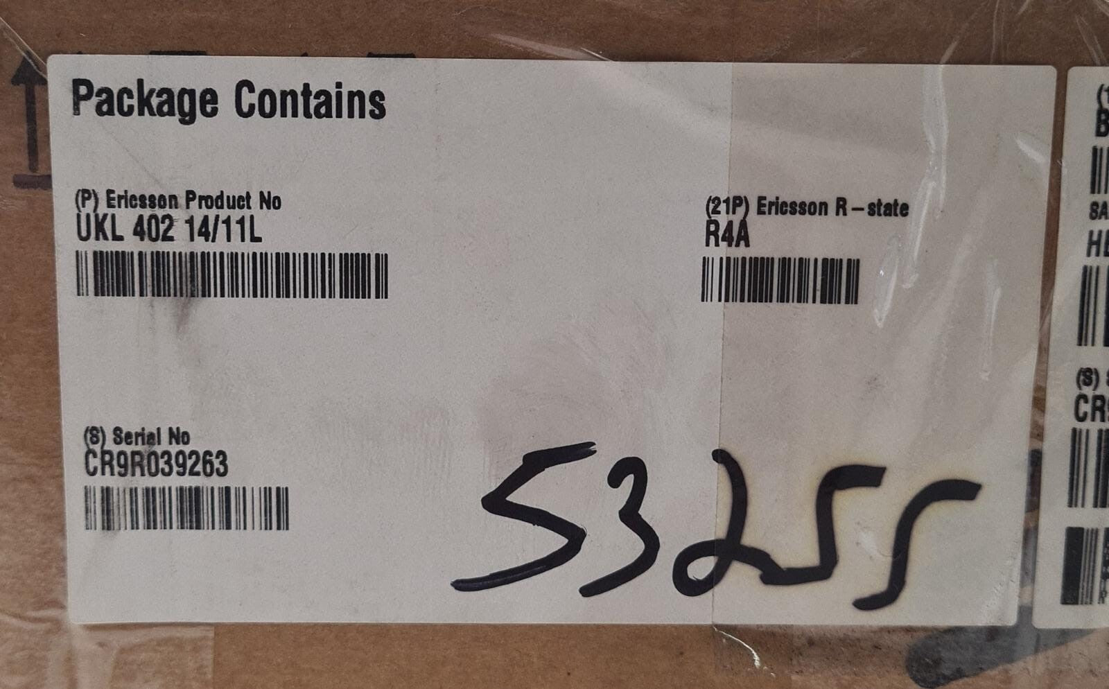 NEW - Ericsson UKL 402 14/11L R4A MINI-LINK 6363 18/11L BFZ 611 67/11L R1A