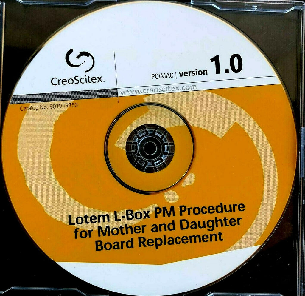 Lotem L-box PM Procedure for Mother and Daughter Board Rep CreoScitex PrePress