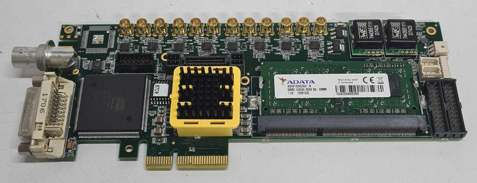 HDVG2 REV.D1 PCB P/N 7870-10145-01 Video Graphic Board W/ ADATA Memory DDR3