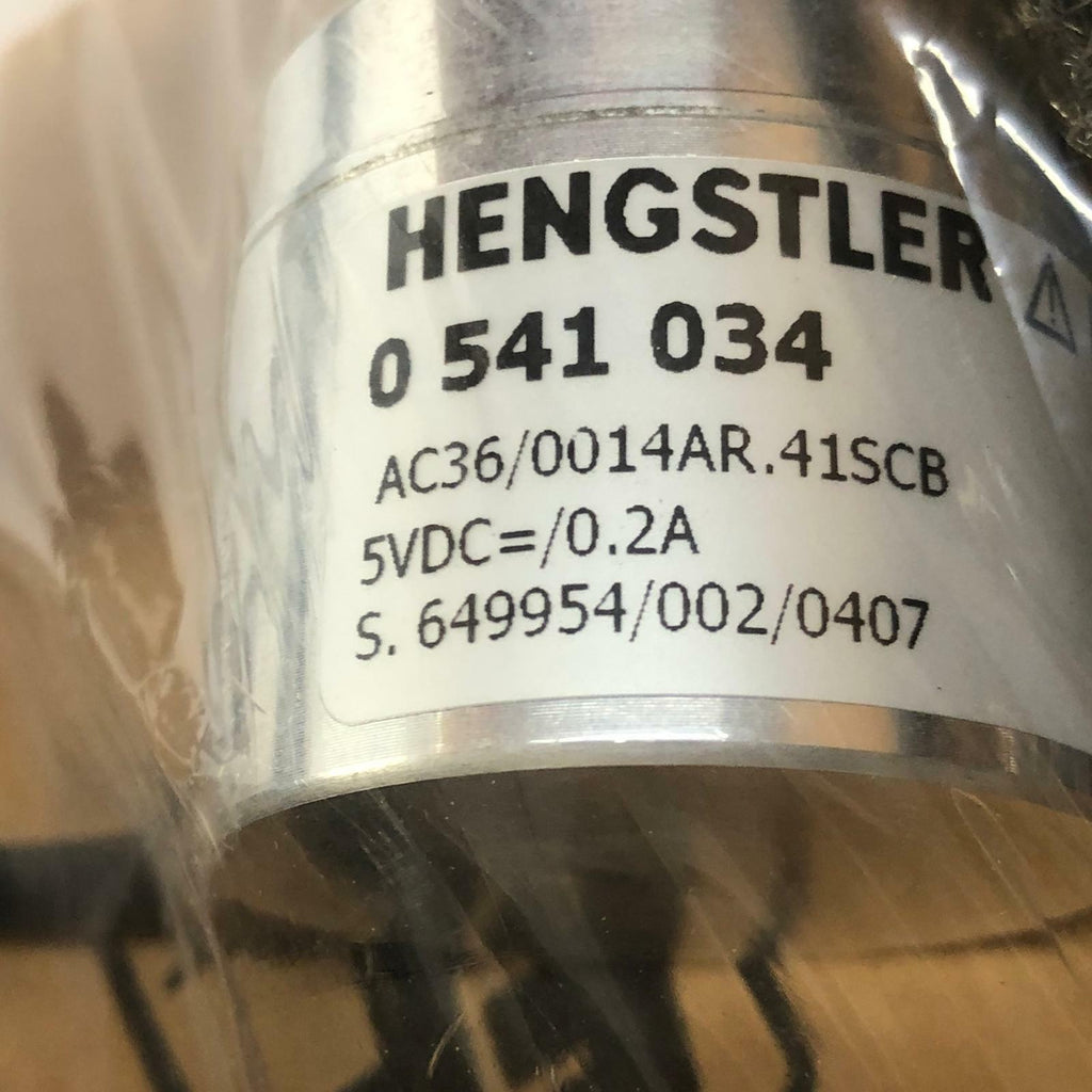 Hengstler 0541034 AC36/0014AR.41SCB 5Vdc 0.2A Absolute Encoder