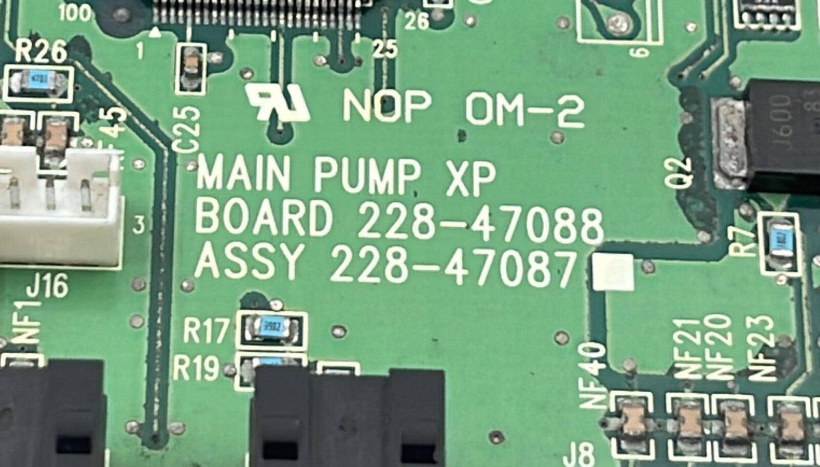 Main Pump XP Board 228-47088 with Shimadzu Assy 228-47087 control module