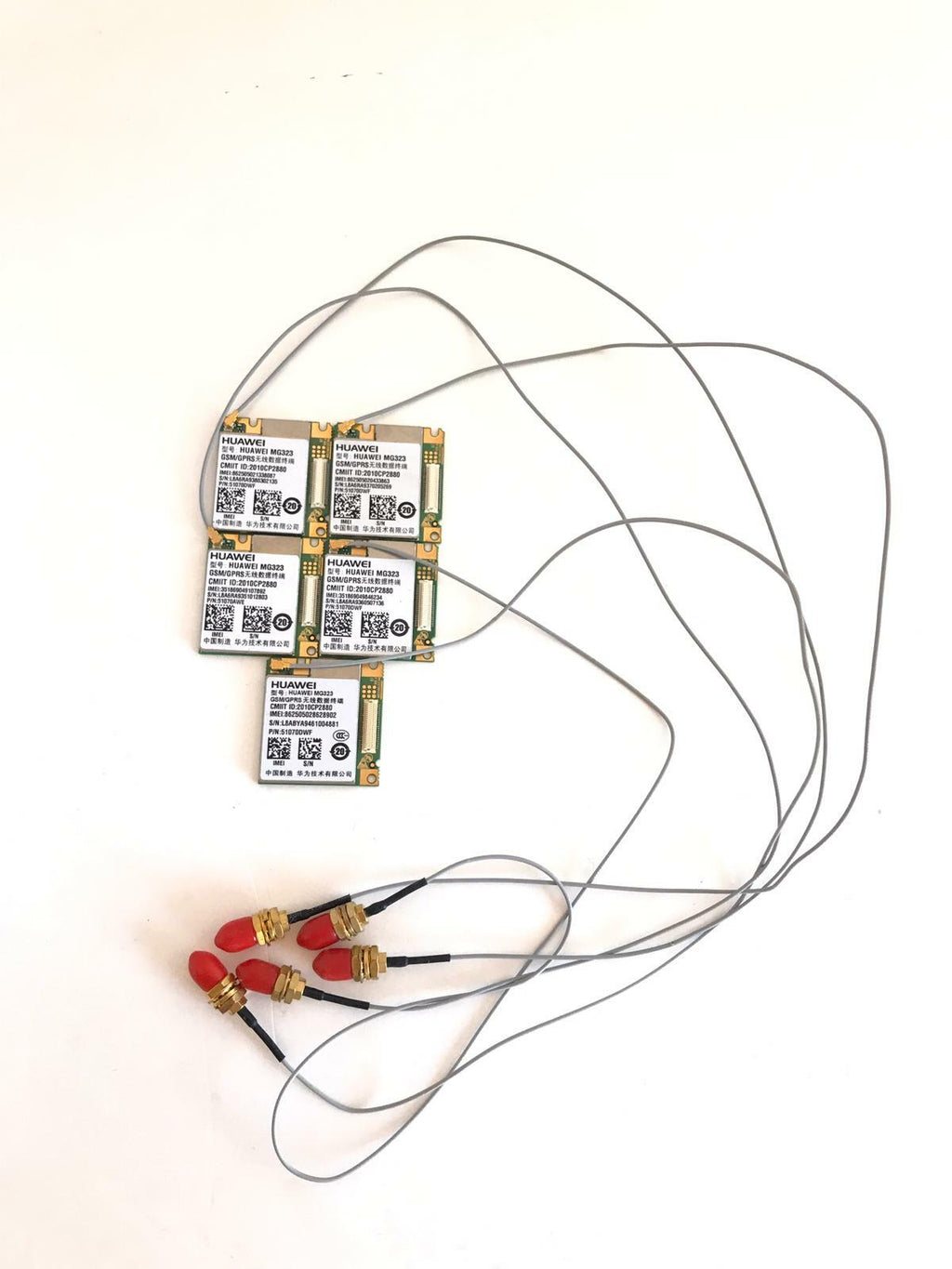 [LOT 5 PCS] HUAWEI MG323 GSM/GPRS Module Quad-band module Network card & Cable