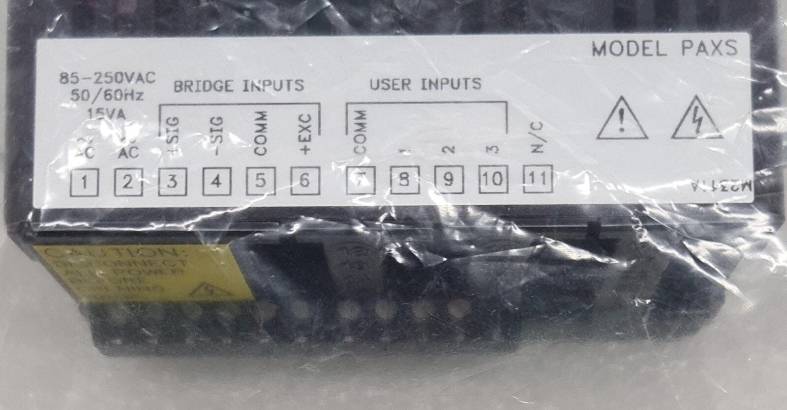 Red Lion PAXS PAXS000U Digital Panel Load Cell Strain Gage Input Meter 1/8 Din