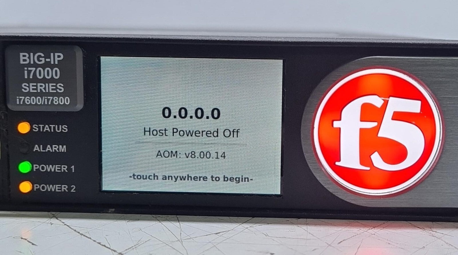 F5 BIG-IP i7000 Series i7600 i7800 Local Traffic Manager 503-0003-05 LTM SERVER