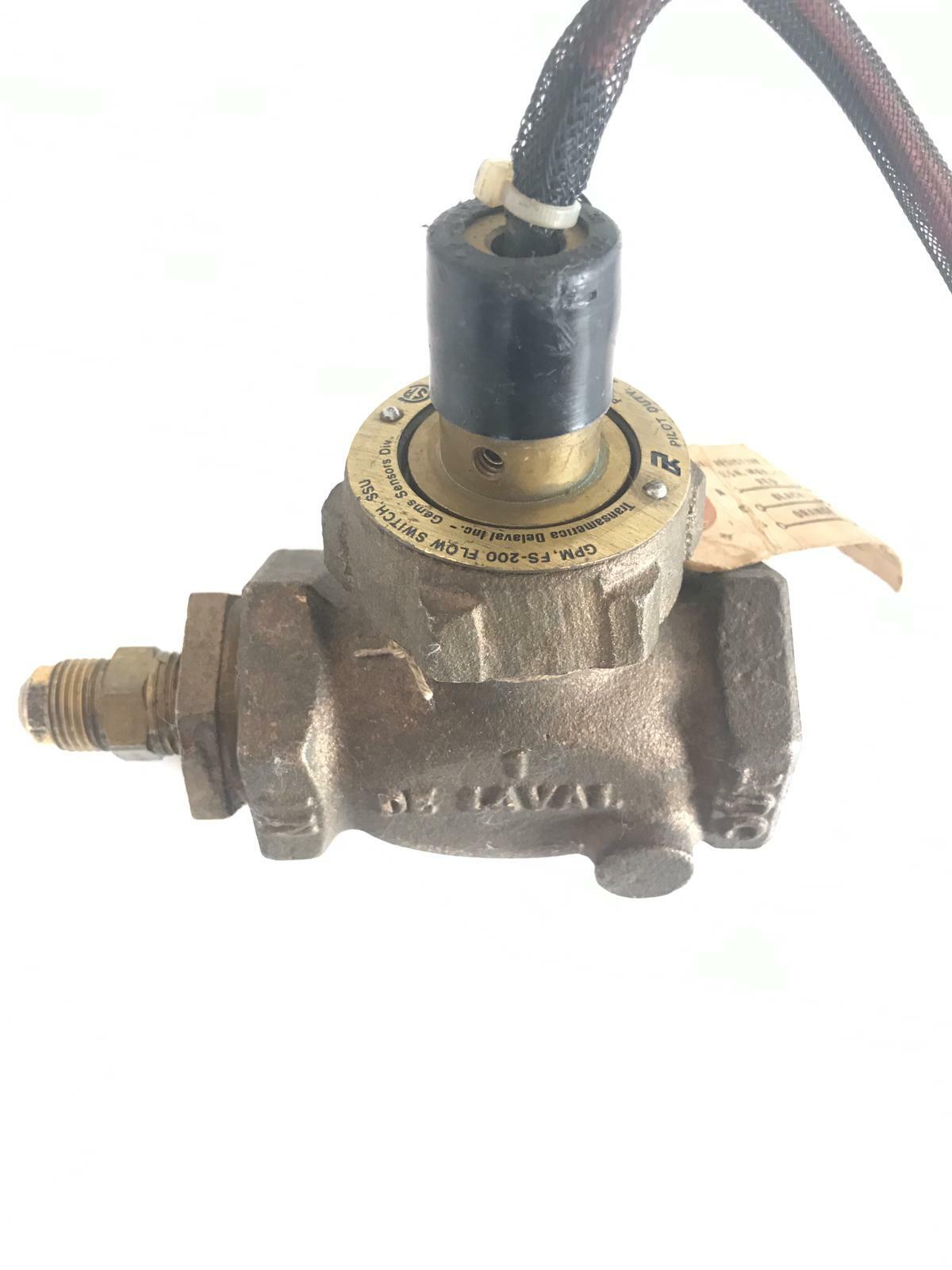 Transamerica Delaval/Gems GPM, FS-200 Flow Switch SSU 50 to 240VAC