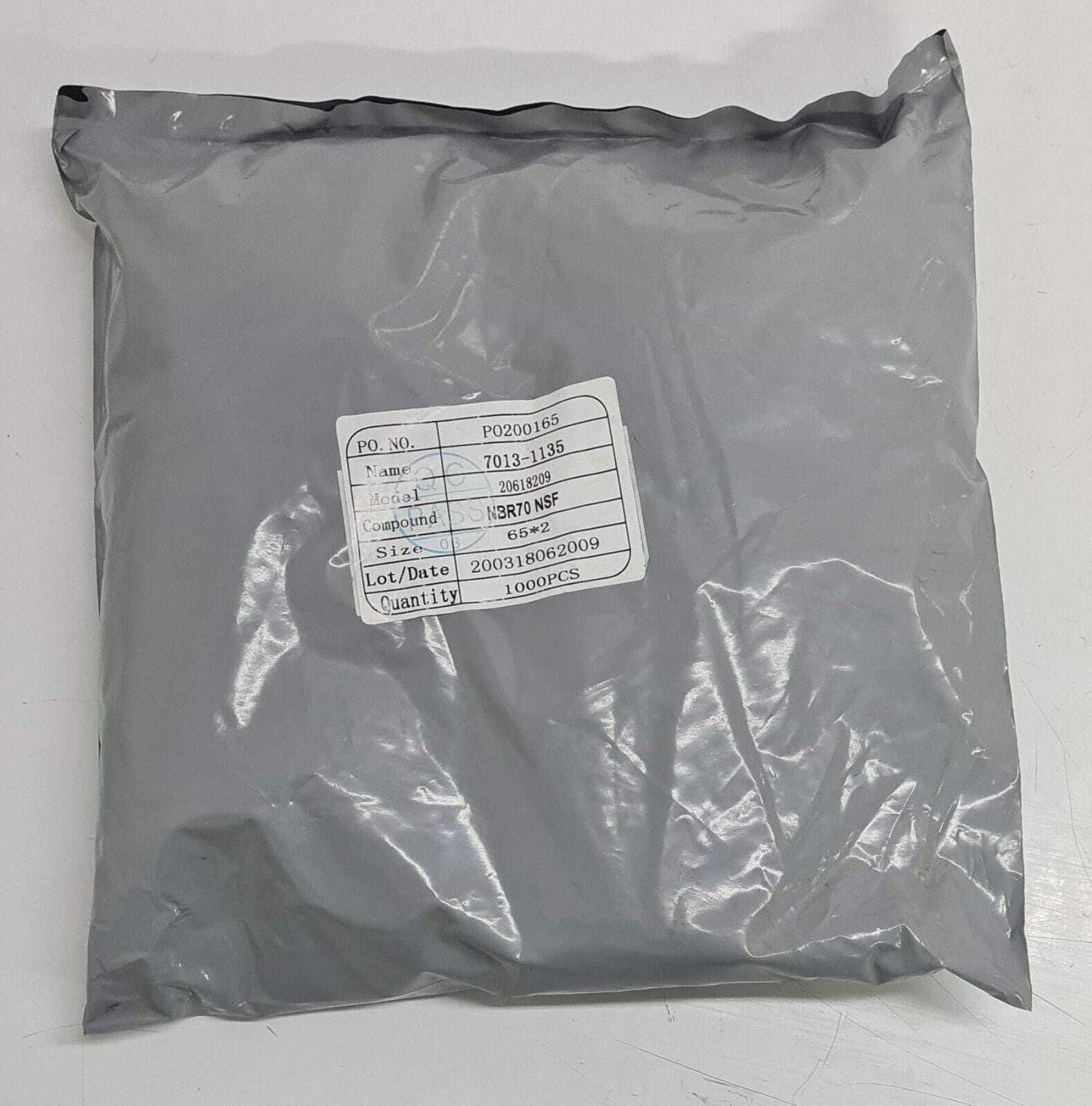 NEW - O-Ring P0200165 7013-1135 20618209 NBR70 NSF 65*2 2mm Thickness - 1000PCS