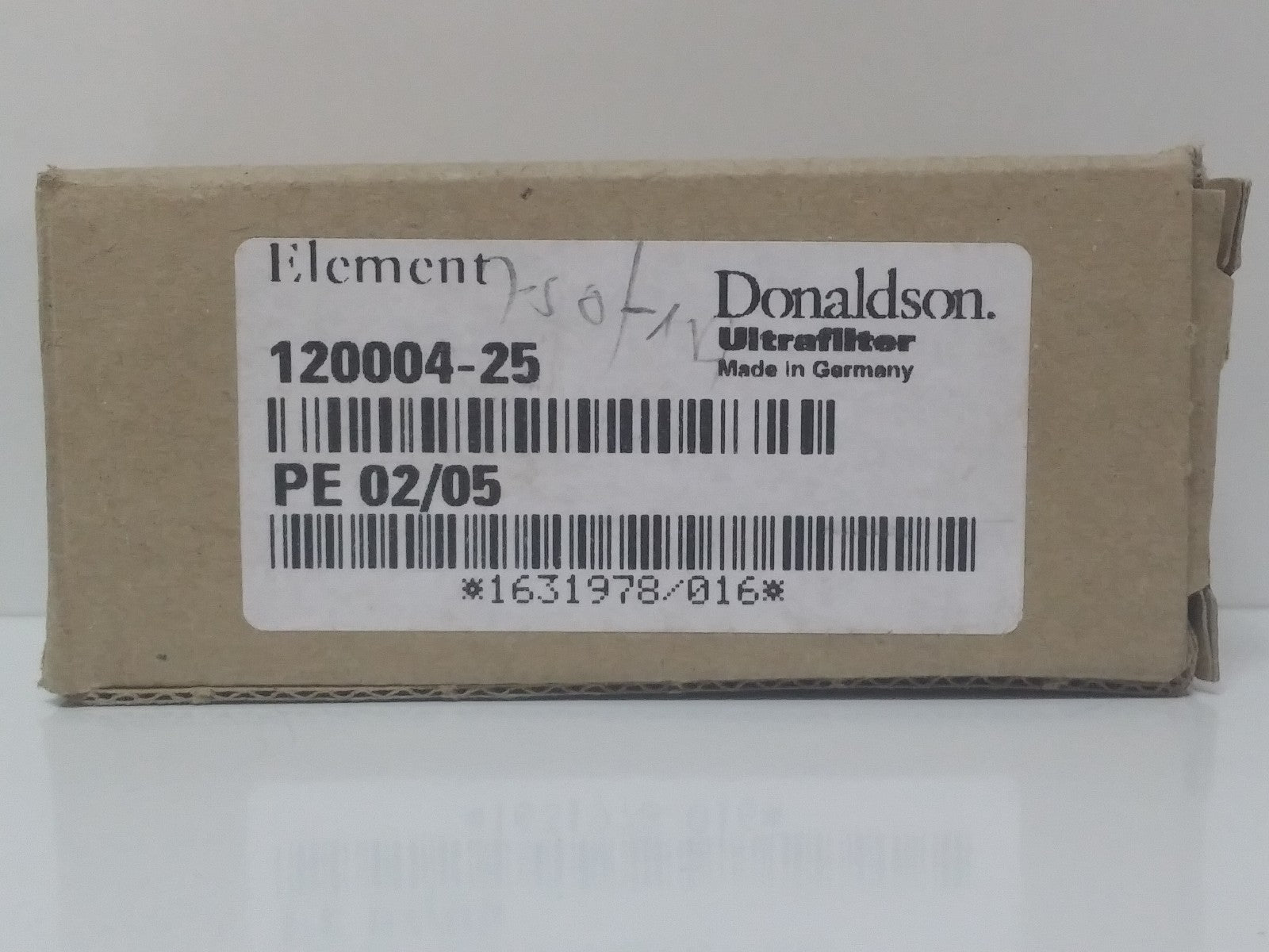 Donaldson Ultrafilter Filter 120004-25 PE 02/05