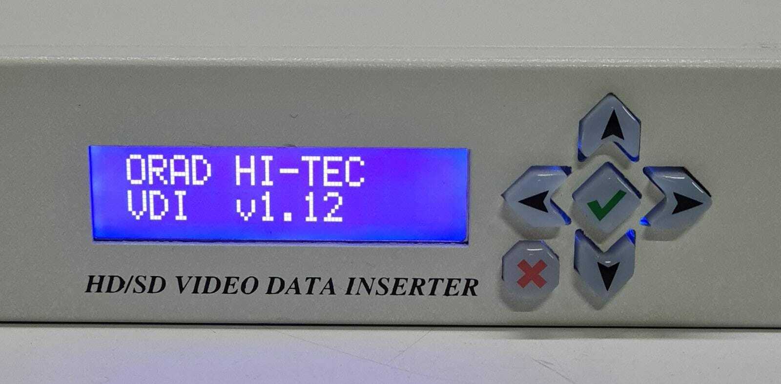 ORAD HI-TEC VDI-40 v1.12 HD/ SD Video Data Inserter