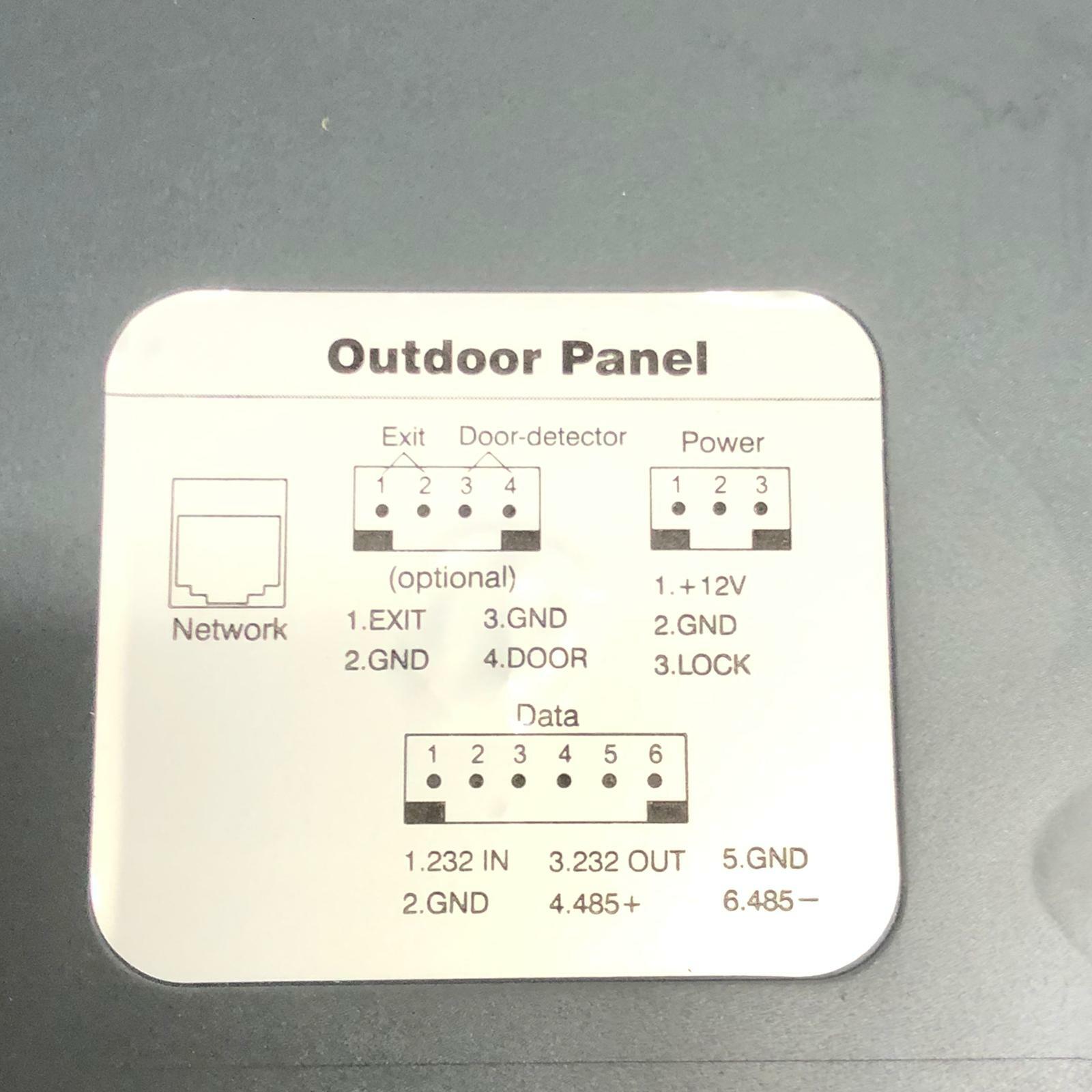 Sonicguard a3 K Ip Based Video Intercom System Door Panel With Keypad Nt Ip