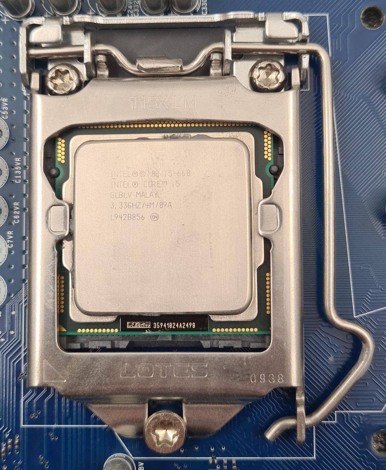 Intel Desktop Board DP55WB E64798-205 Socket LGA1156 W/ i5-660 Core & Fan