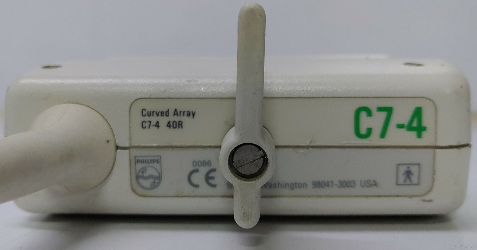 Philips C7-4 40R Curved Array Ultrasound Transducer Probe 4000-0301-09
