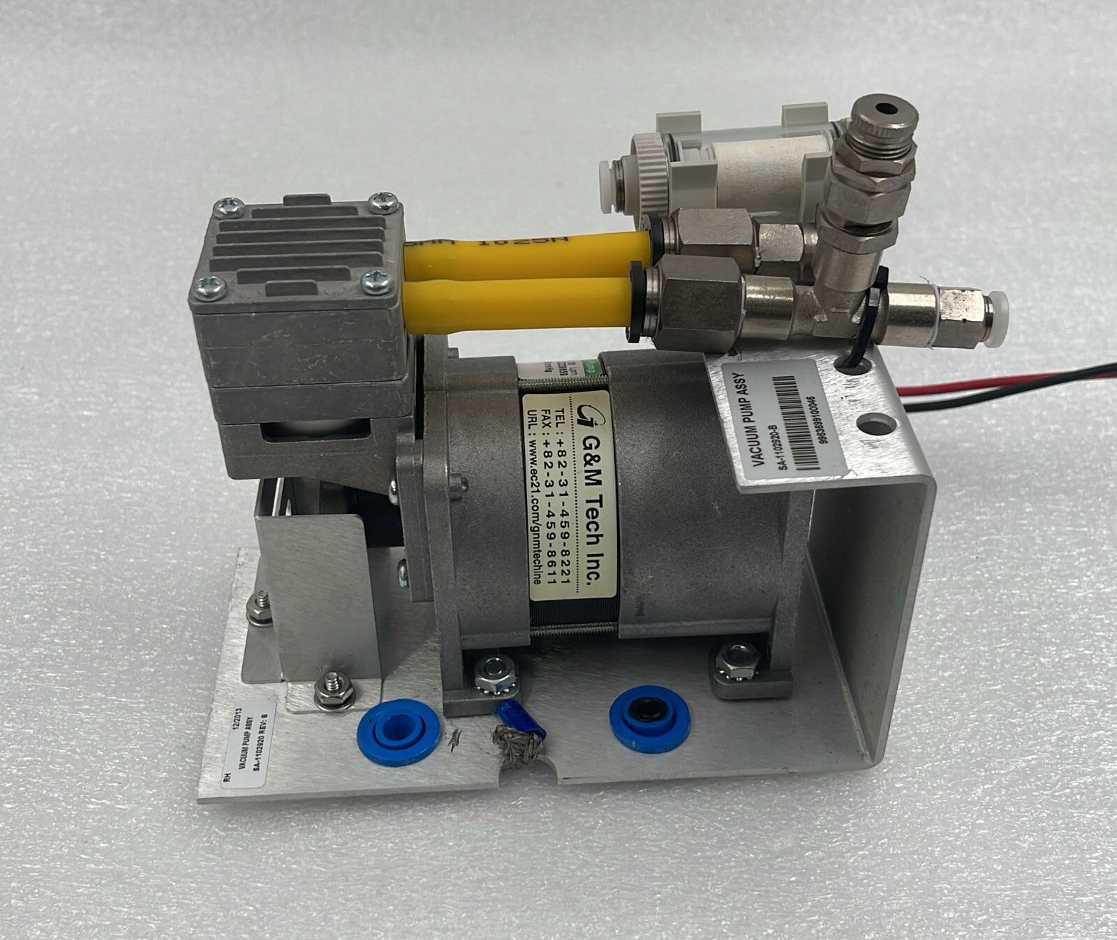 Lumenis LightSheer Duet SA-1102920-B Oil-less G&M 20RNS Rocking Piston Pump
