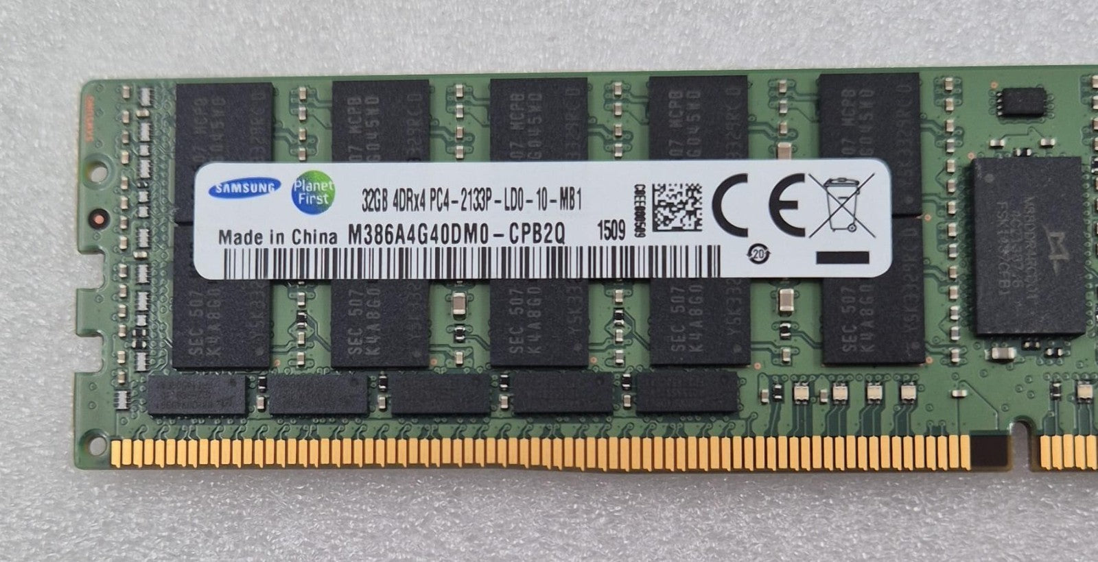 [LOT 14 PCS] SAMSUNG 32GB 4DRx4 PC4-2133P M386A4G40DM0-CPB2Q DDR4 MEMORY RAM *HP