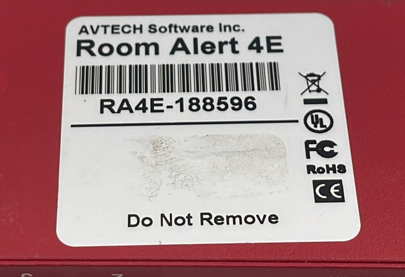AVTECH Room Alert 4E Environmental Monitor