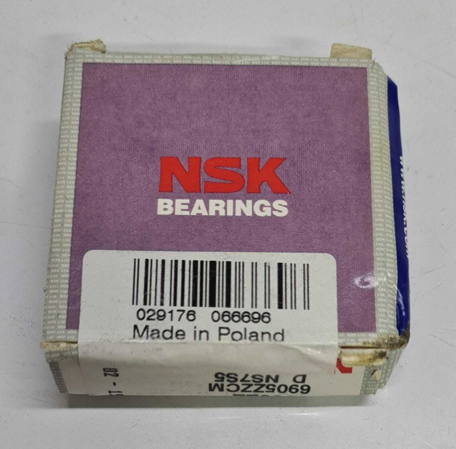 [LOT OF 4] NSK Bearings 6905ZZCM NS7S5 Metal Shields Deep Groove - NEW Sealed