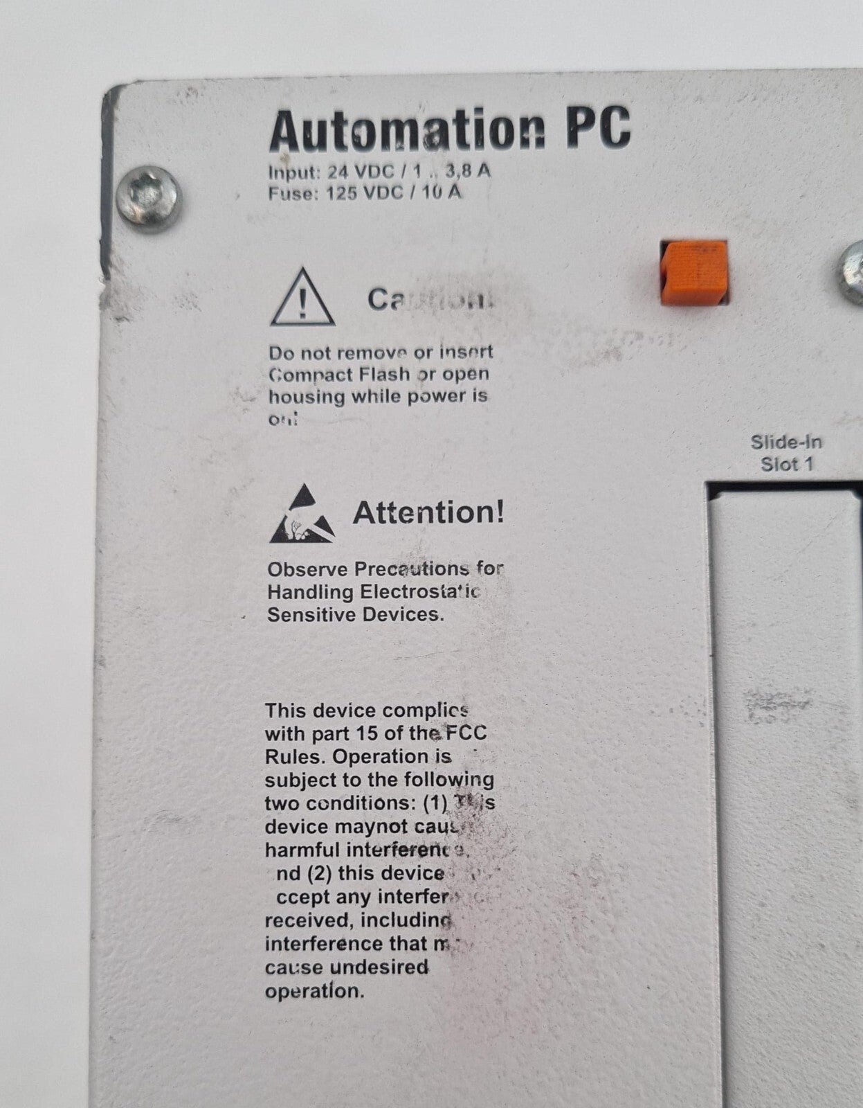 B&R Automation PC 5PC600.SX02-01 5P62 424410.002-02 Industrial Computer **AS-IS