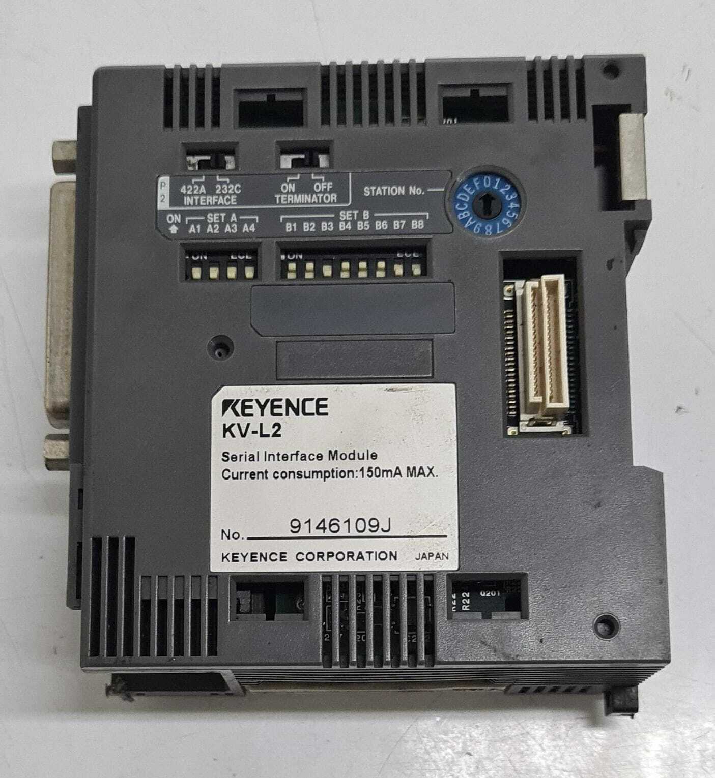 Keyence KV-B16R KV-300 CPU KV-C16X Input KV-L2 Relay Output module - AS IS