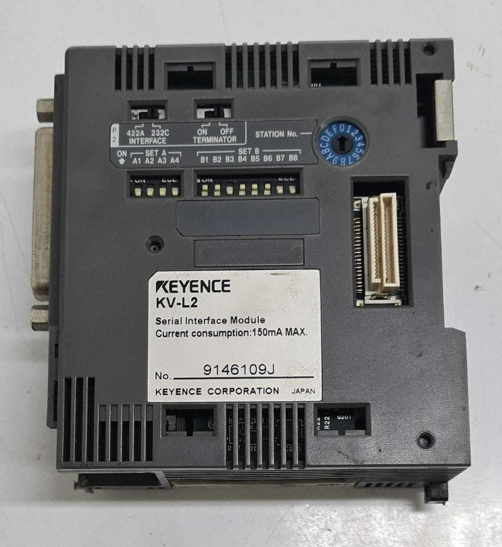 Keyence KV-B16R KV-300 CPU KV-C16X Input KV-L2 Relay Output module - AS IS