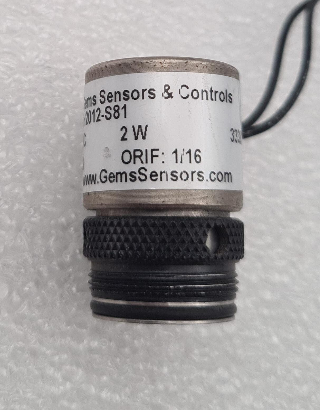 PerkinElmer GEMS SENSORS & CONTROLS P/N EH2012-S81 24VDC 2W 65 PSI