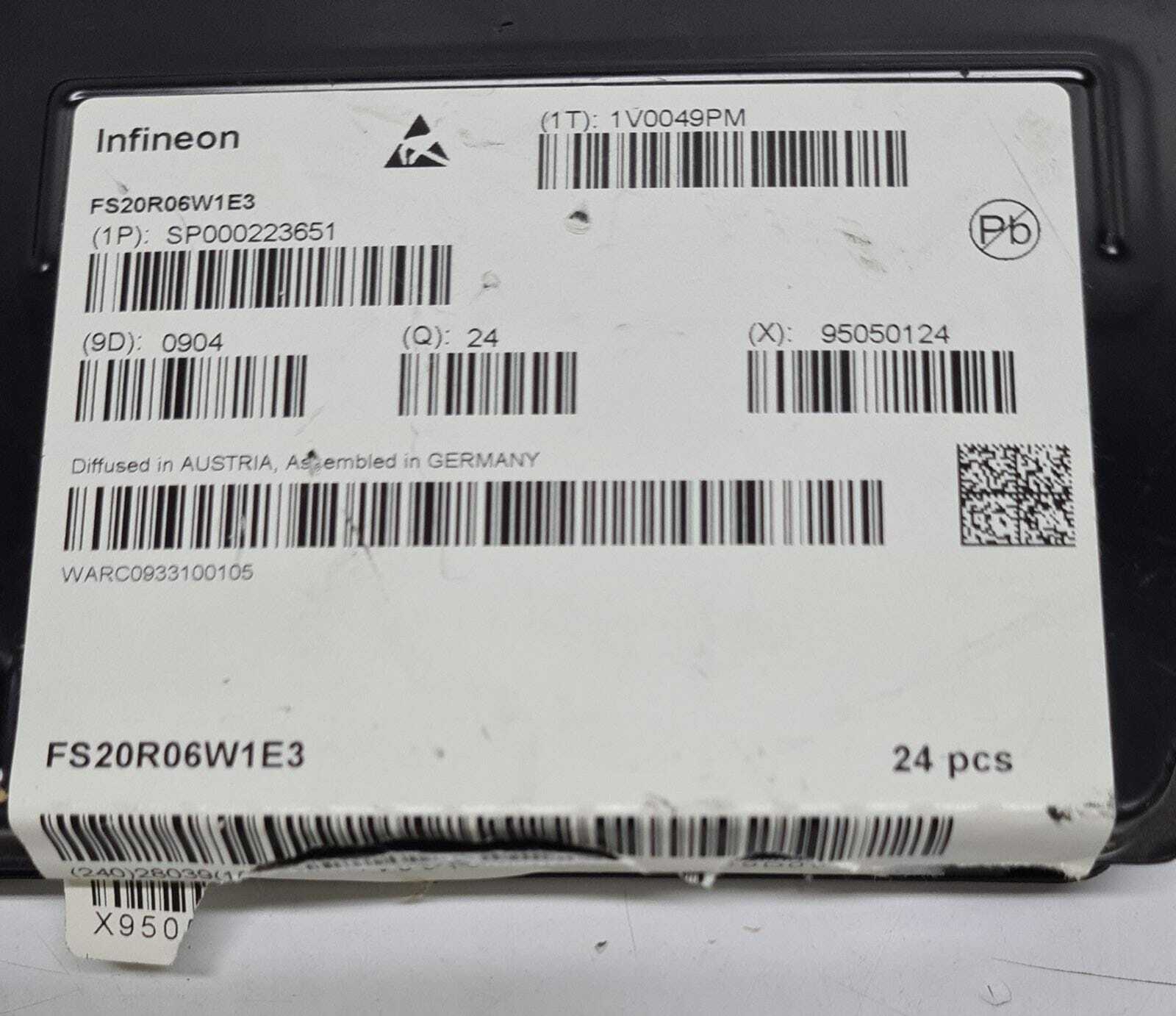 NEW - INFINEON Technologies FS20R06W1E3 IGBT Power Supply Module