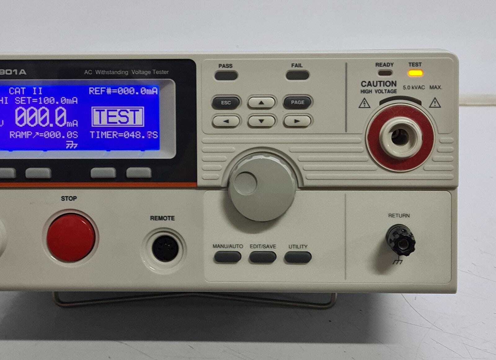 GW INSTEK GPT-9901A AC Withstanding Voltage Tester Safety Hi-Pot