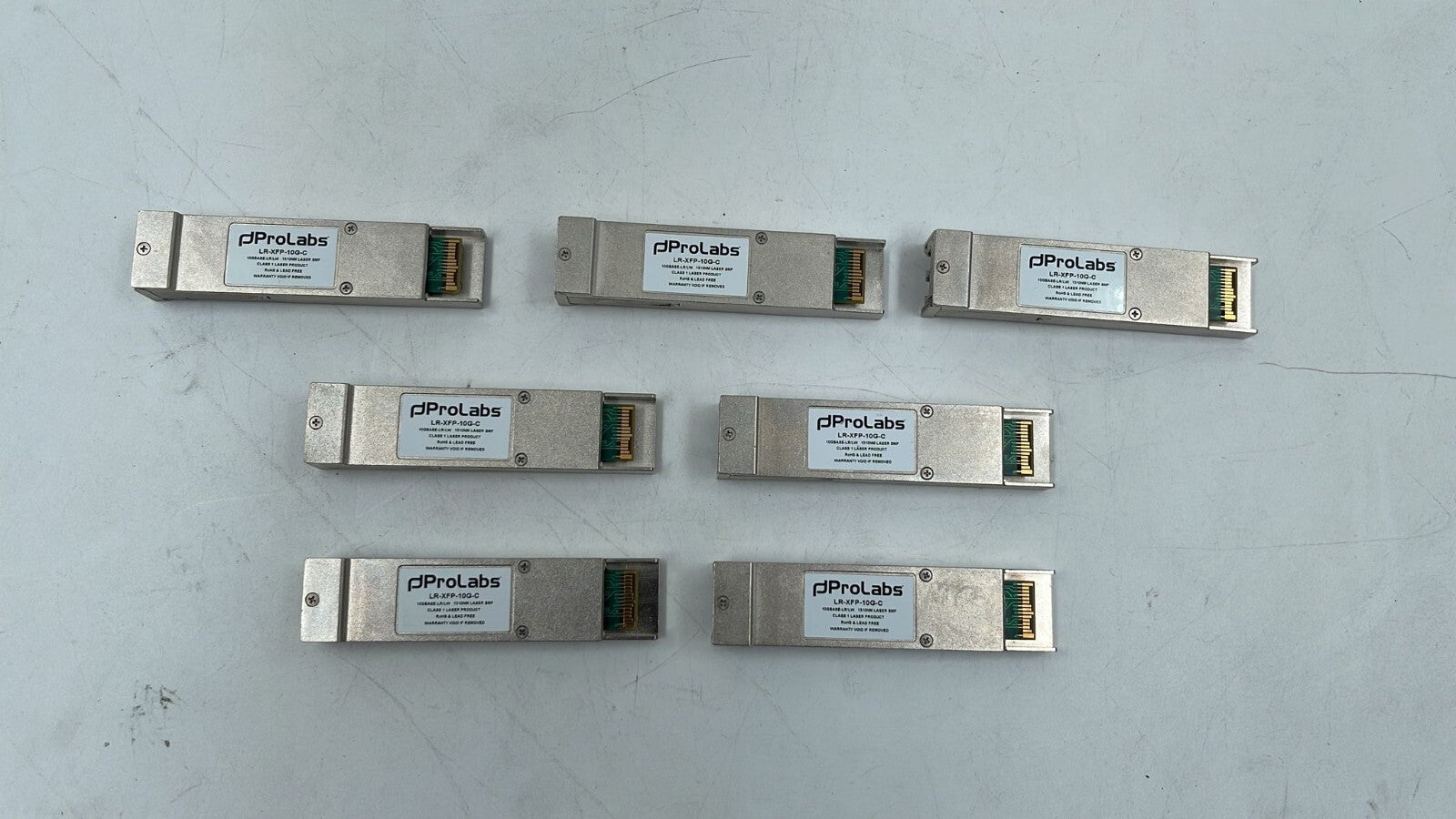 [LOT OF 7] ProLabs LR-XFP-10G-C 10GBASE-LR/LW 1310nm laser SMF