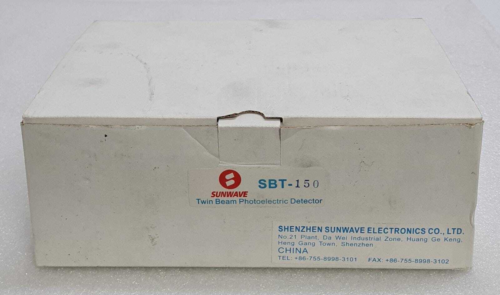 SHENZHEN SUNWAVE SBT-150 Twin Beam Photoelectric Detector TRANSMITTER & RECEIVER
