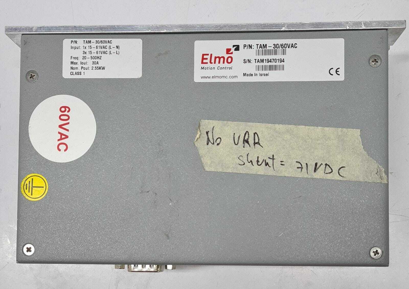 [LOT OF 4] Elmo Motion Control TAM-30/60VAC Power Supply Module - FOR PARTS