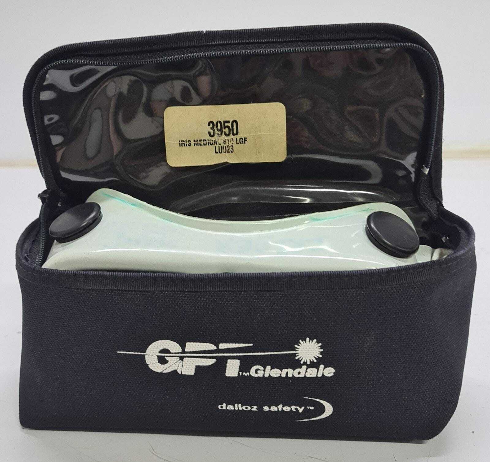 GPT Glendale IRIS Medical 810 LGF Laser Eye Protection Plastic Goggles W/ CASE