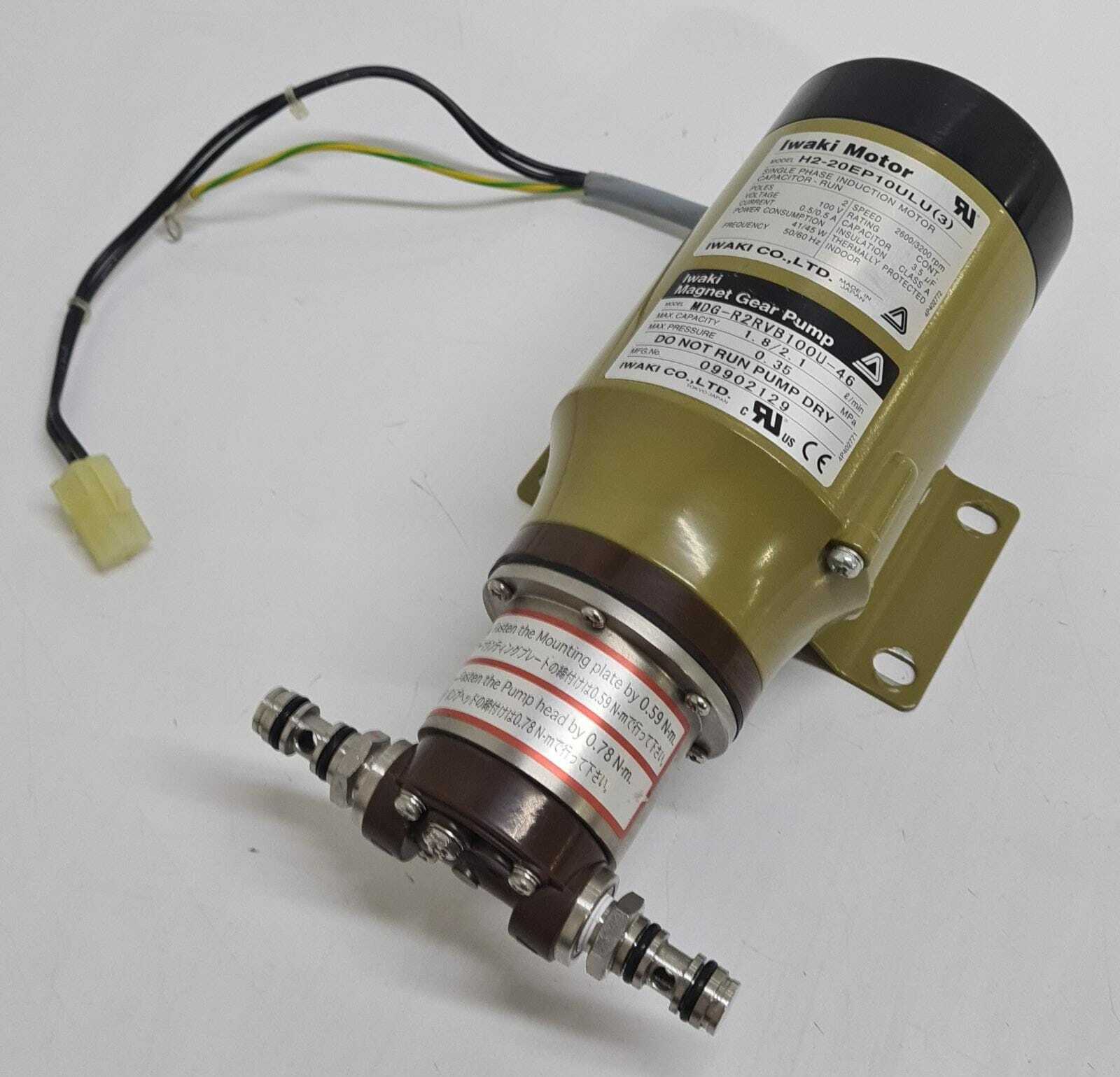 Iwaki Motor H2-20EP10ULU(3) Magnet Gear Pump MDG-R2RVB100U-46