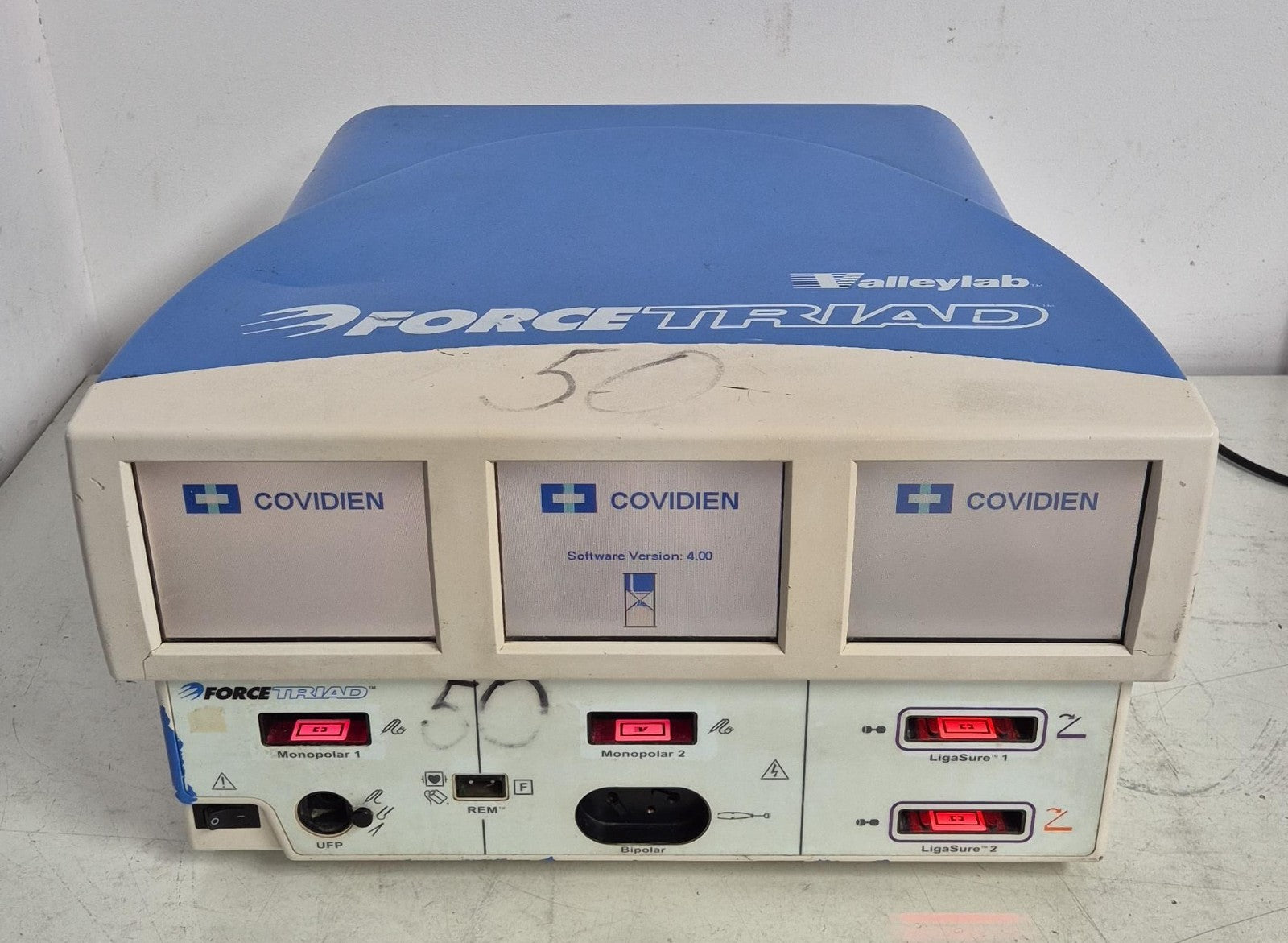 COVIDIEN ValleyLab FORCETRIAD V4.00 ESU *FOR PARTS* #3