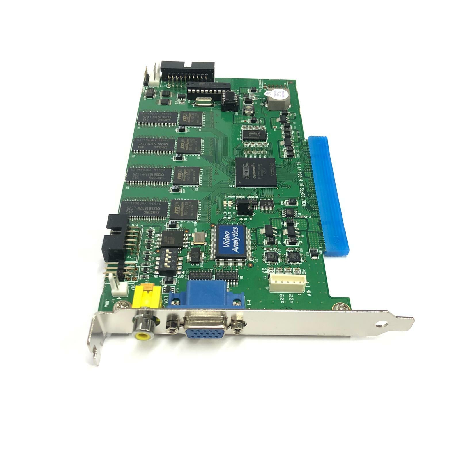 NUUO Video analytics 4CH 120/120FPS H.264 DVR CAPTURE BOARD Real Time