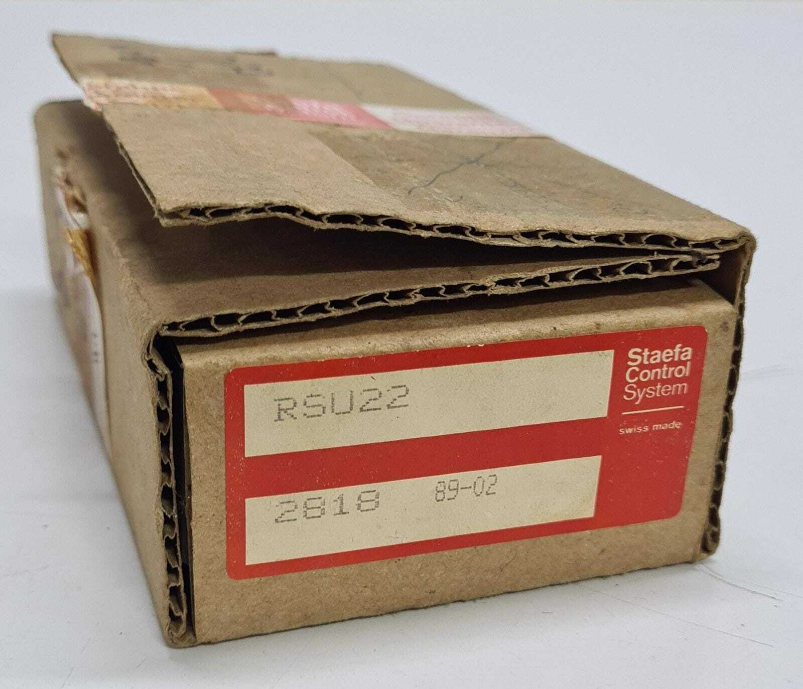 SCS STAEFA STAFA Control System RSU22 UNICO R.U22 Temperature Ventilation