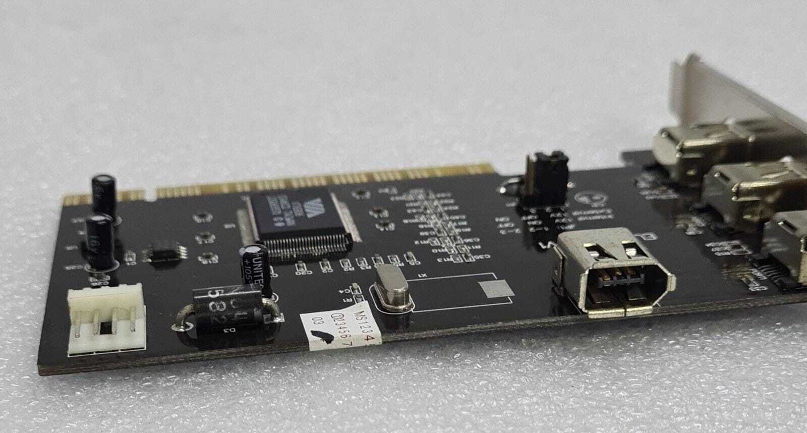 [LOT OF 9] Firewire 3 Port PCI Card EUR-0811 V1 IEEE 1394 3+1 Port PCI VIA