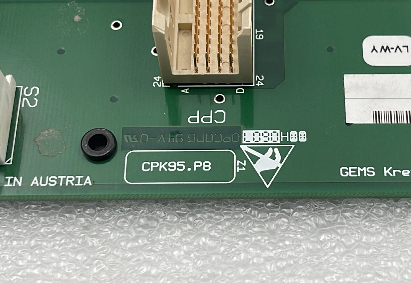 GE Voluson 730 Expert Ultrasound CPU / CPV Backplane CPK95.P8 KTI196053