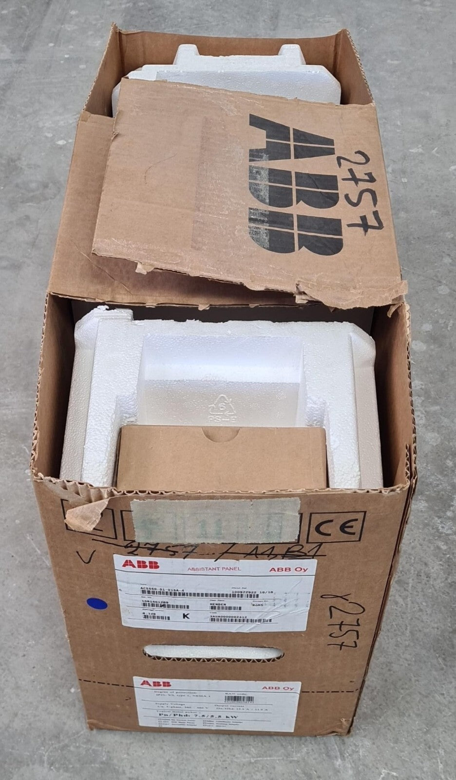 NEW - ABB Oy ACS550-01-015A-4 Inverter W/ ACS-CP-A 64691473 Control Panel