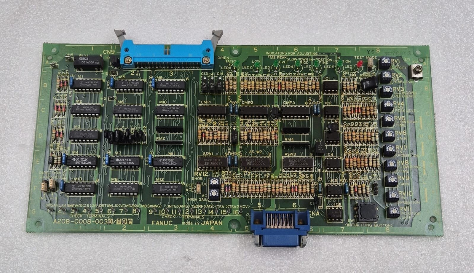 FANUC A20B-0008-0030/10C Orientation Circuit Board for Spindle Servo Unit