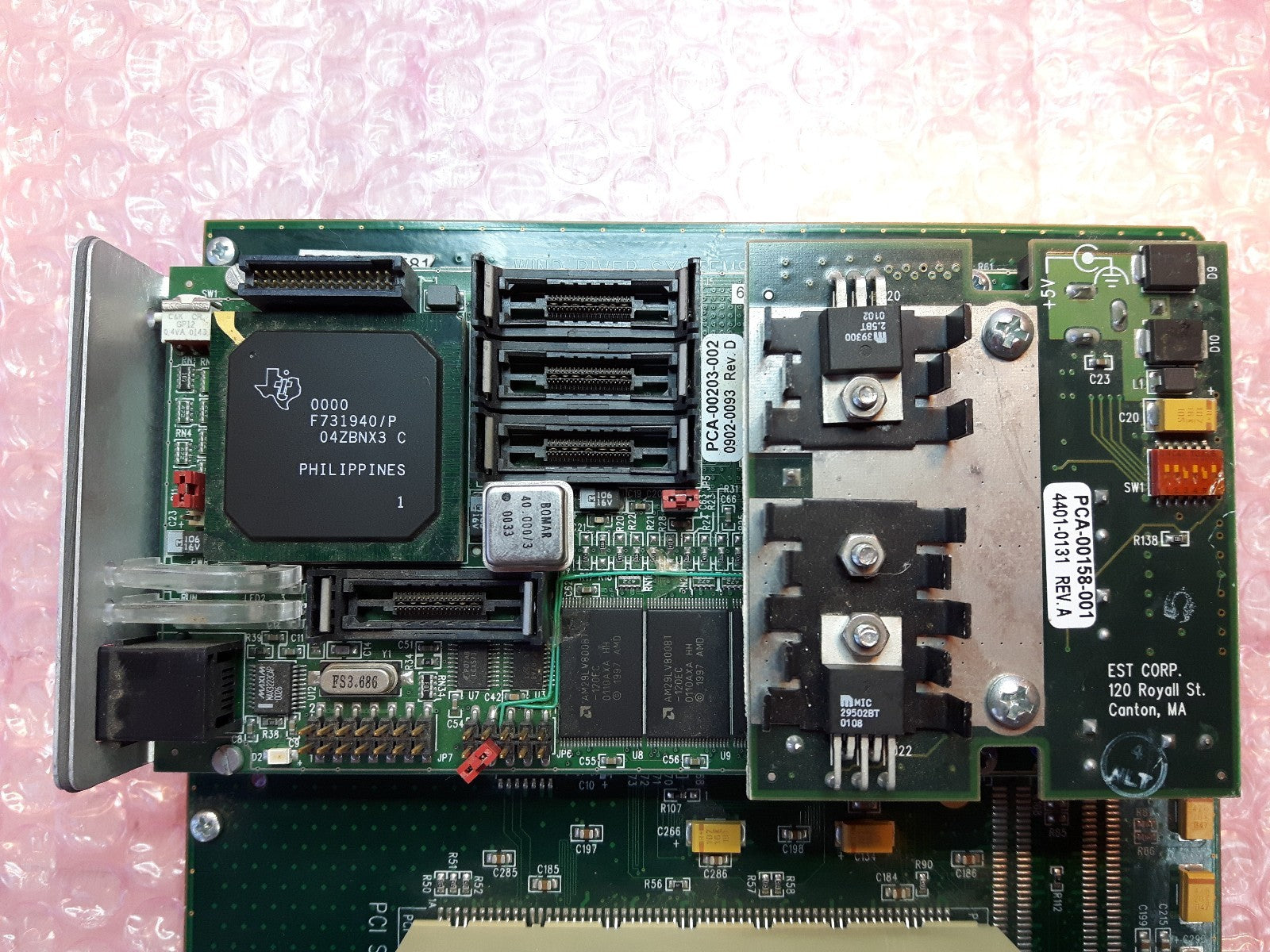 Wind River SYSTEMS PPMC Motherboard PCB-00205-002 3901-0283 PCIMBD-0581 ASSY