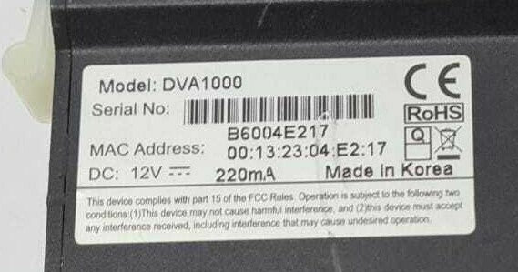 UDP Model DVA1000 IP Surveillance H.264 1 Channel Network Video Decoder
