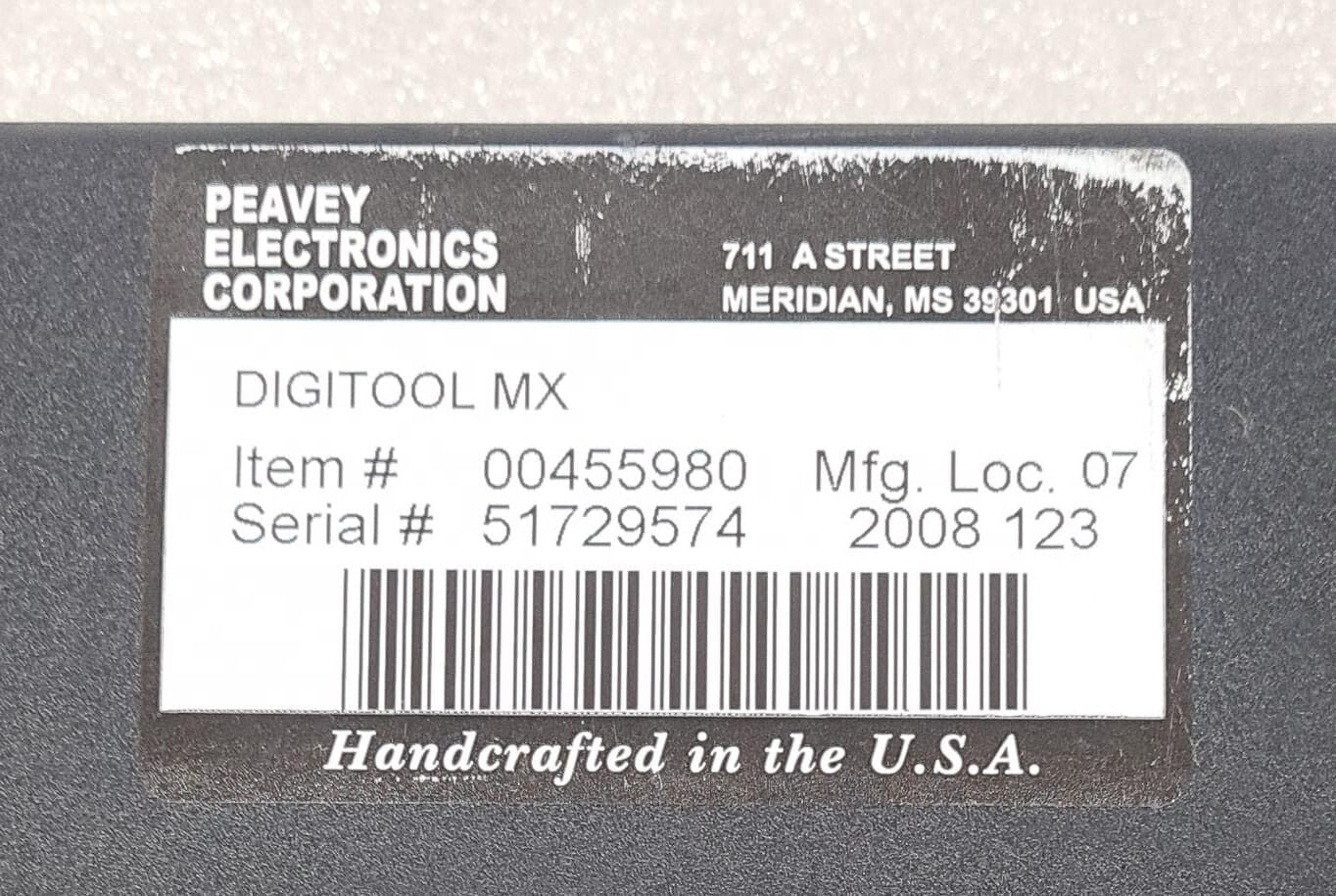 PEAVEY DIGITOOL MX Programmable Audio Multi Processor Architectural Acoustics