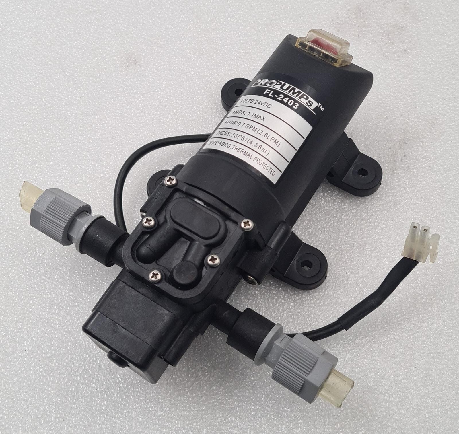 PROPUMPS FL-2403 High Pressure Self-Priming Water Pump 24VDC 4.8 Bar