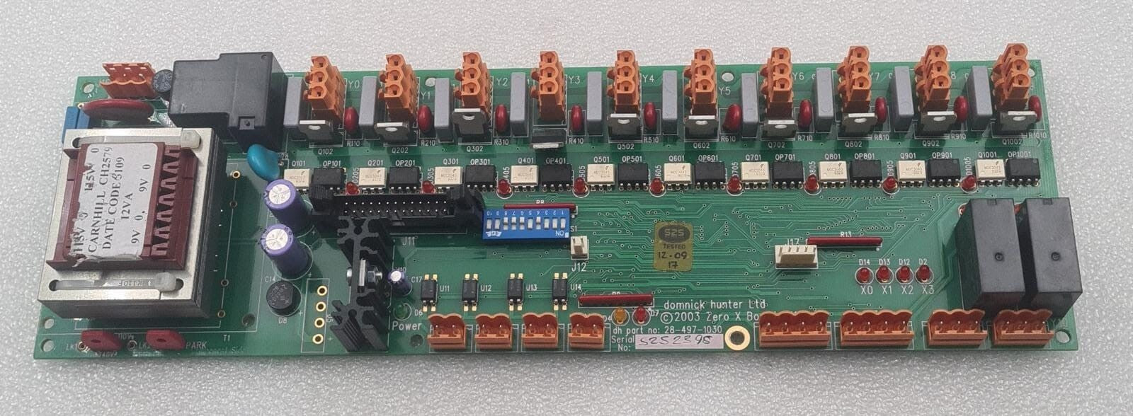 Domnick Hunter Zero X 28-497-1030 control board for Parker hydrogen generator