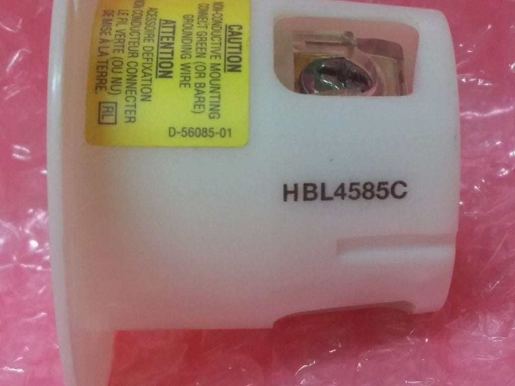 [LOT 3 PCS] Hubbell HBL4585C Flanged Receptacle 15A 250V 2P 3-Wire