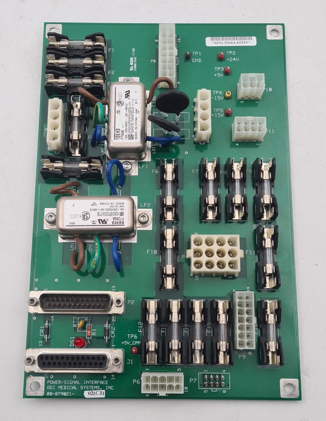 GE Power/Signal Interface Board 00-879021-02 (C3)