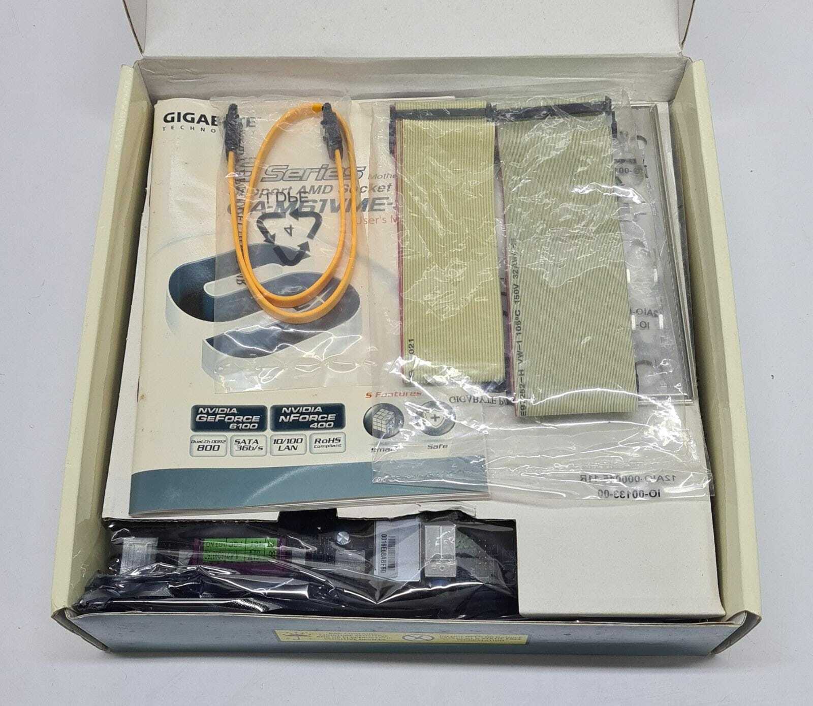 NEW BOX - Gigabyte Technology GA-M61VME-S2 AMD Socket AM2 Motherboard